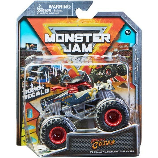 Monster Jam 1:64 Scale - Various Trucks-Pirate's Curse-Yarrawonga Fun and Games