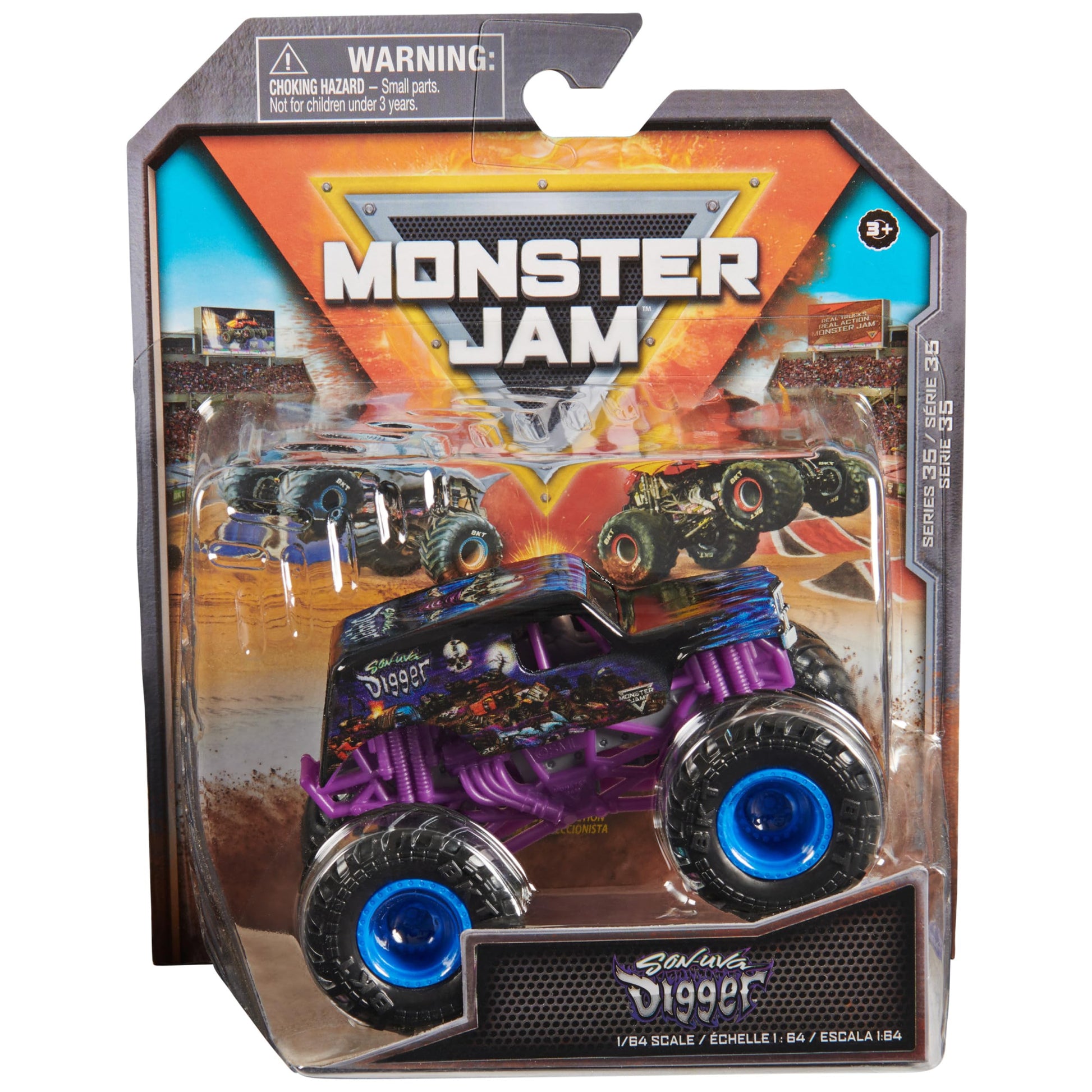 Monster Jam 1:64 Scale - Various Trucks-Son of Gravedigger-Yarrawonga Fun and Games