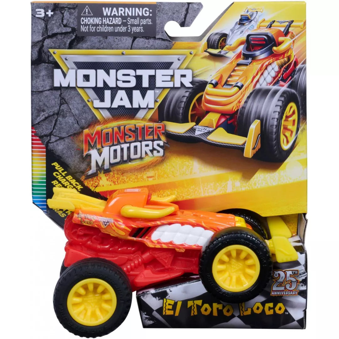 Monster Jam - Pull Back Monster Motors - Various-Yarrawonga Fun and Games