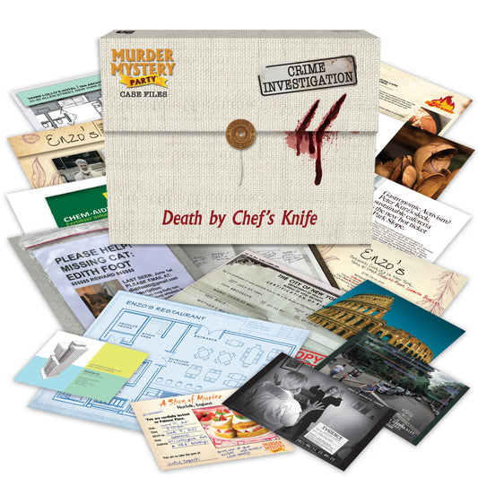 Murder Mystery Party Game - Death by Chef's Knife-Yarrawonga Fun and Games