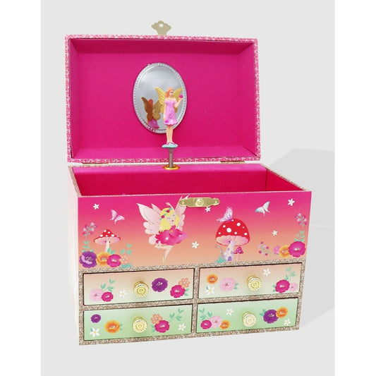 Musial Jewellery Box - Fairy and Unicorn - Large-Yarrawonga Fun and Games