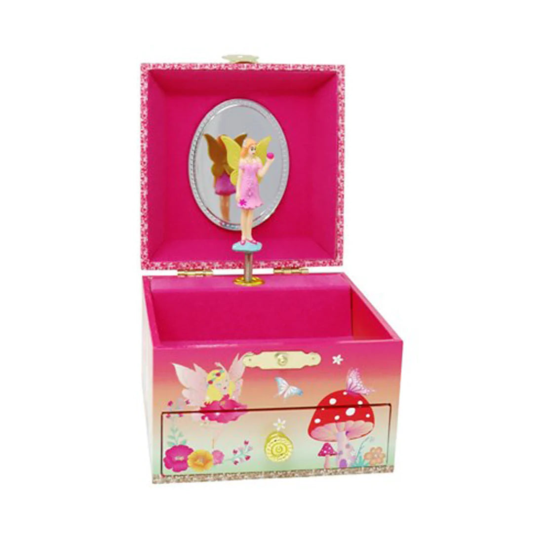 Musical Jewellery Box - Fairy Unicorn - Small-Yarrawonga Fun and Games