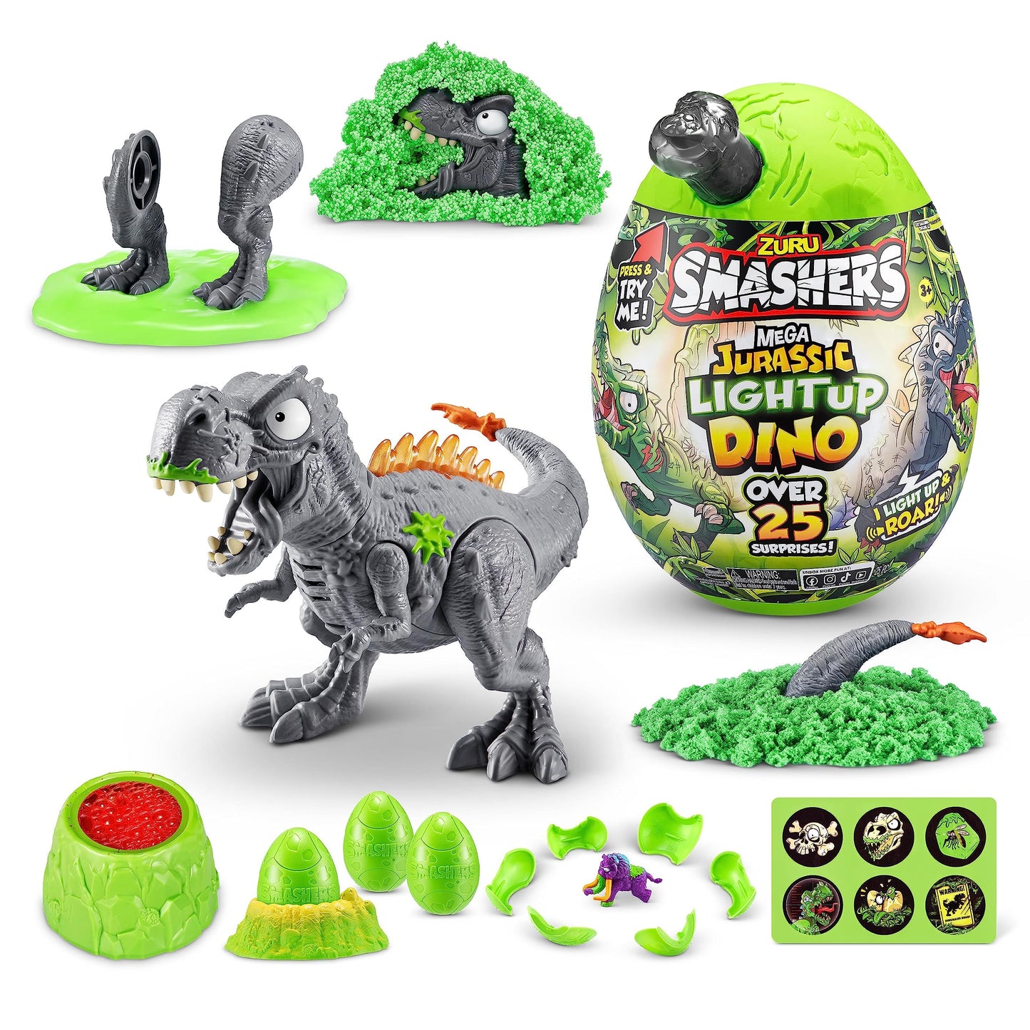Nano Jurassic Light Up Dino Egg-Yarrawonga Fun and Games