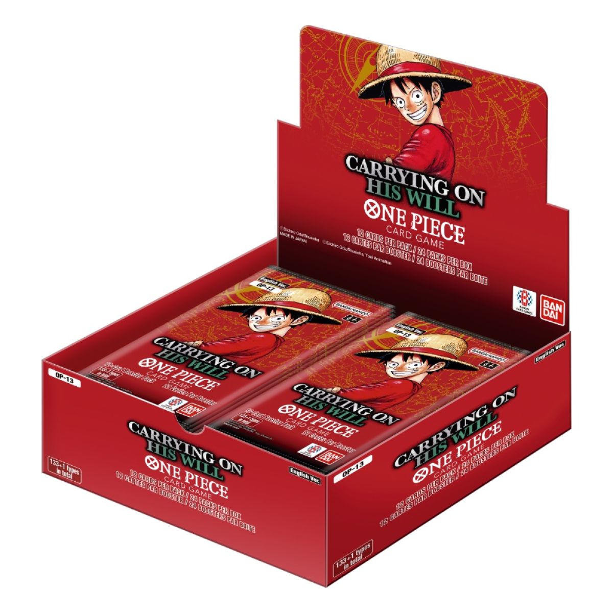One Piece Card Game - Carrying on His Will Booster pack-Yarrawonga Fun and Games