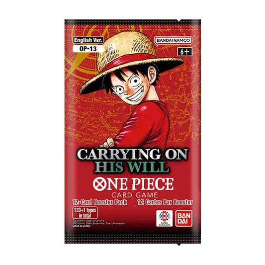 One Piece Card Game - Carrying on His Will Booster pack-Yarrawonga Fun and Games