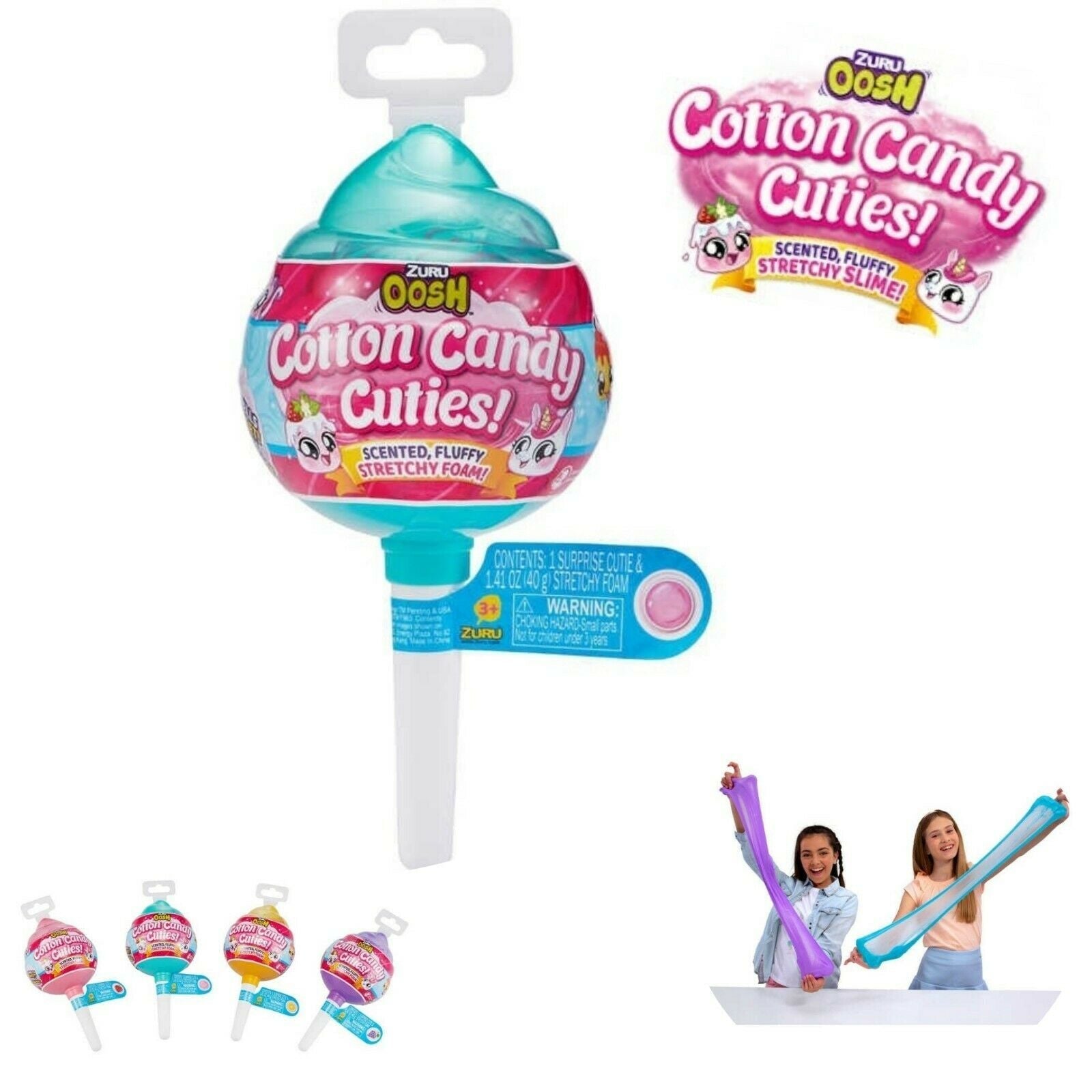 Oosh Cotton Candy Cuties-Green-Yarrawonga Fun and Games