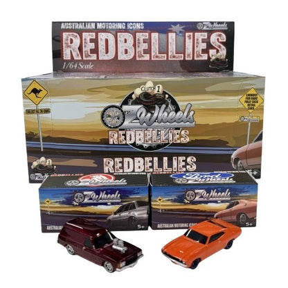 Oz Wheels 1:64 RedBellies Mystery Boxes-Yarrawonga Fun and Games