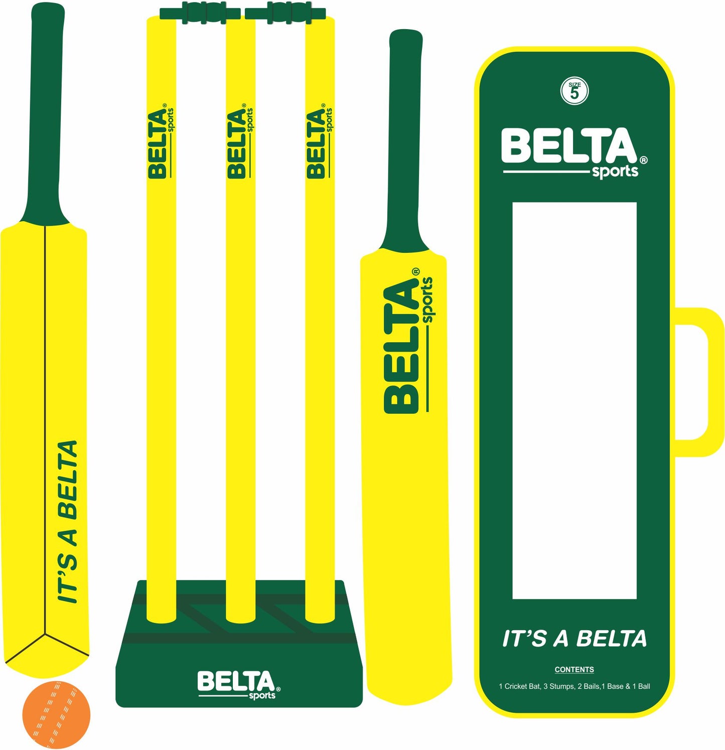 PVC Beach Cricket Set-Yarrawonga Fun and Games