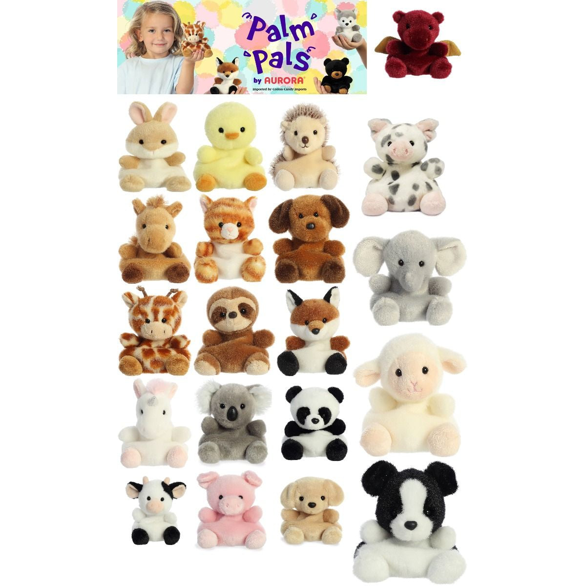 Palm Pals by Aurora - Various Animals-Yarrawonga Fun and Games
