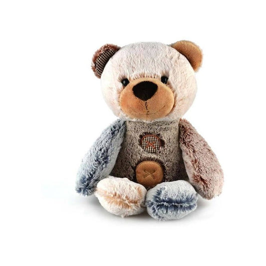 Patches Brown Teddy Bear - 28cm-Yarrawonga Fun and Games