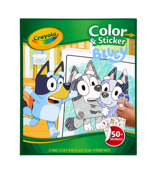 Bluey Colouring and Stickers-Yarrawonga Fun and Games