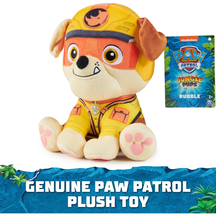 Paw Patrol Jungle Pups Plush-Rubble-Yarrawonga Fun and Games