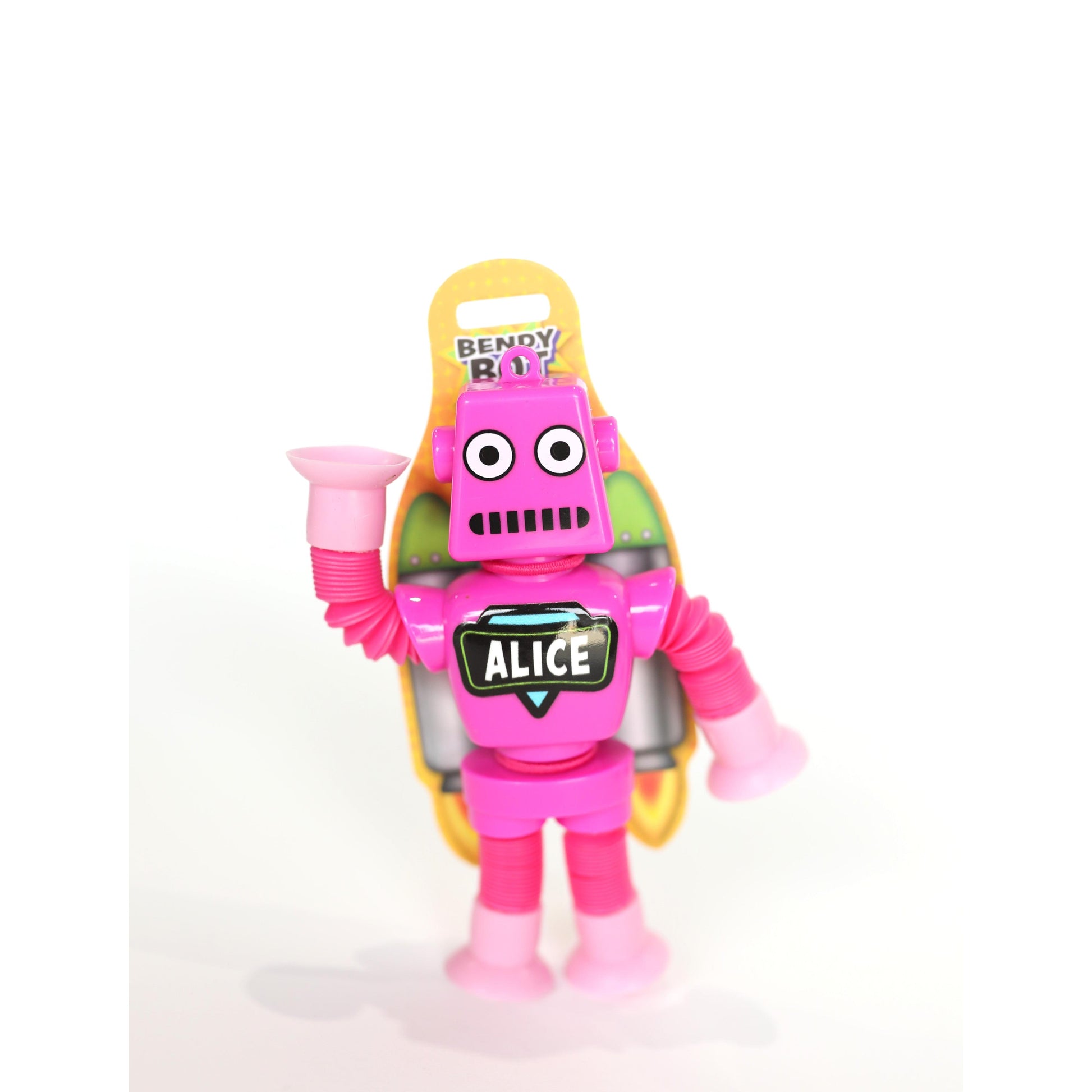 Personalized Bendy Bot Pink-Yarrawonga Fun and Games