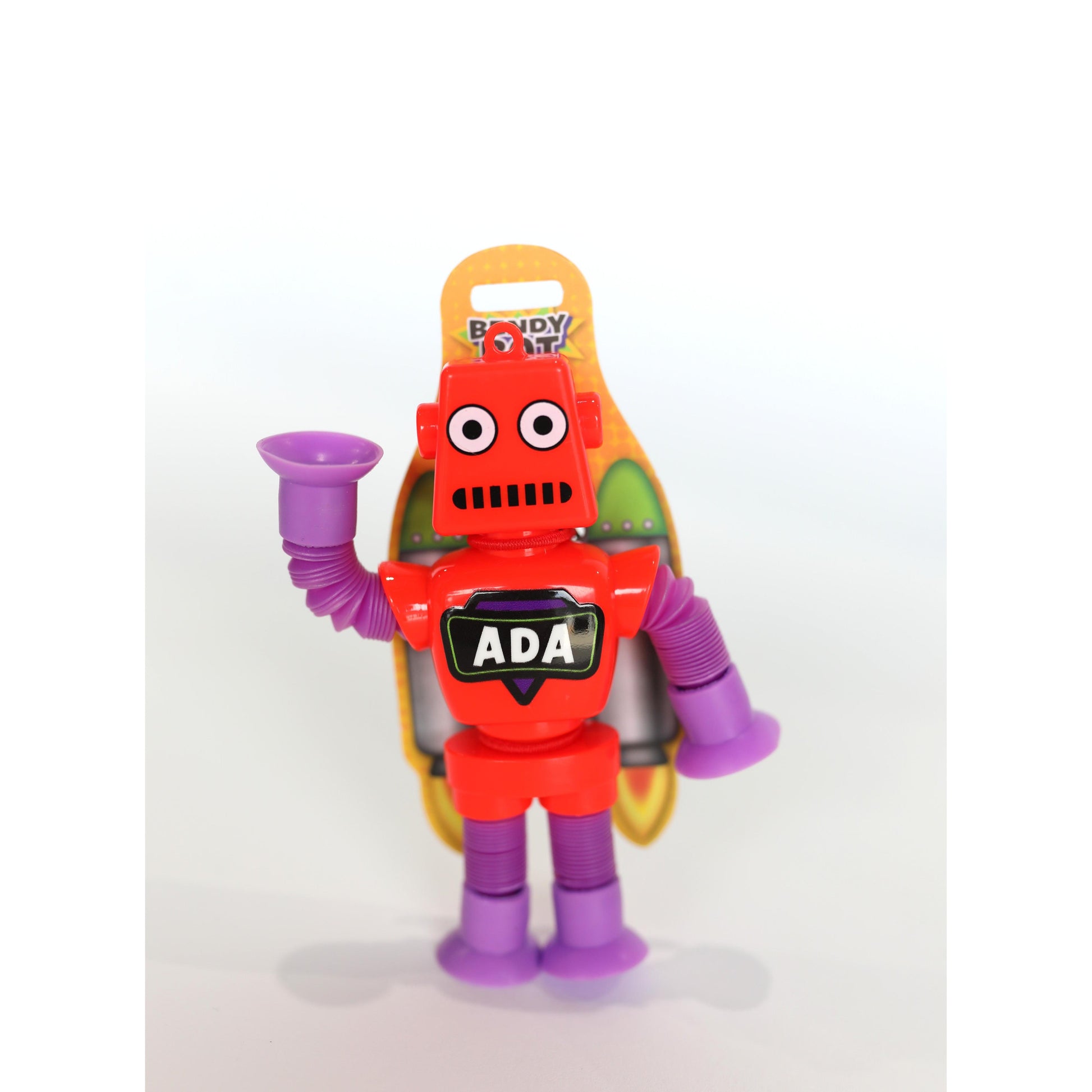 Personalized Bendy Bot Red-Yarrawonga Fun and Games