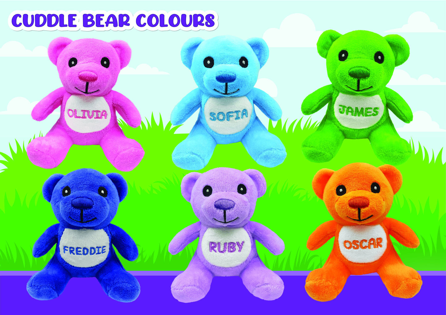 Personalized Cuddle Bear-Yarrawonga Fun and Games