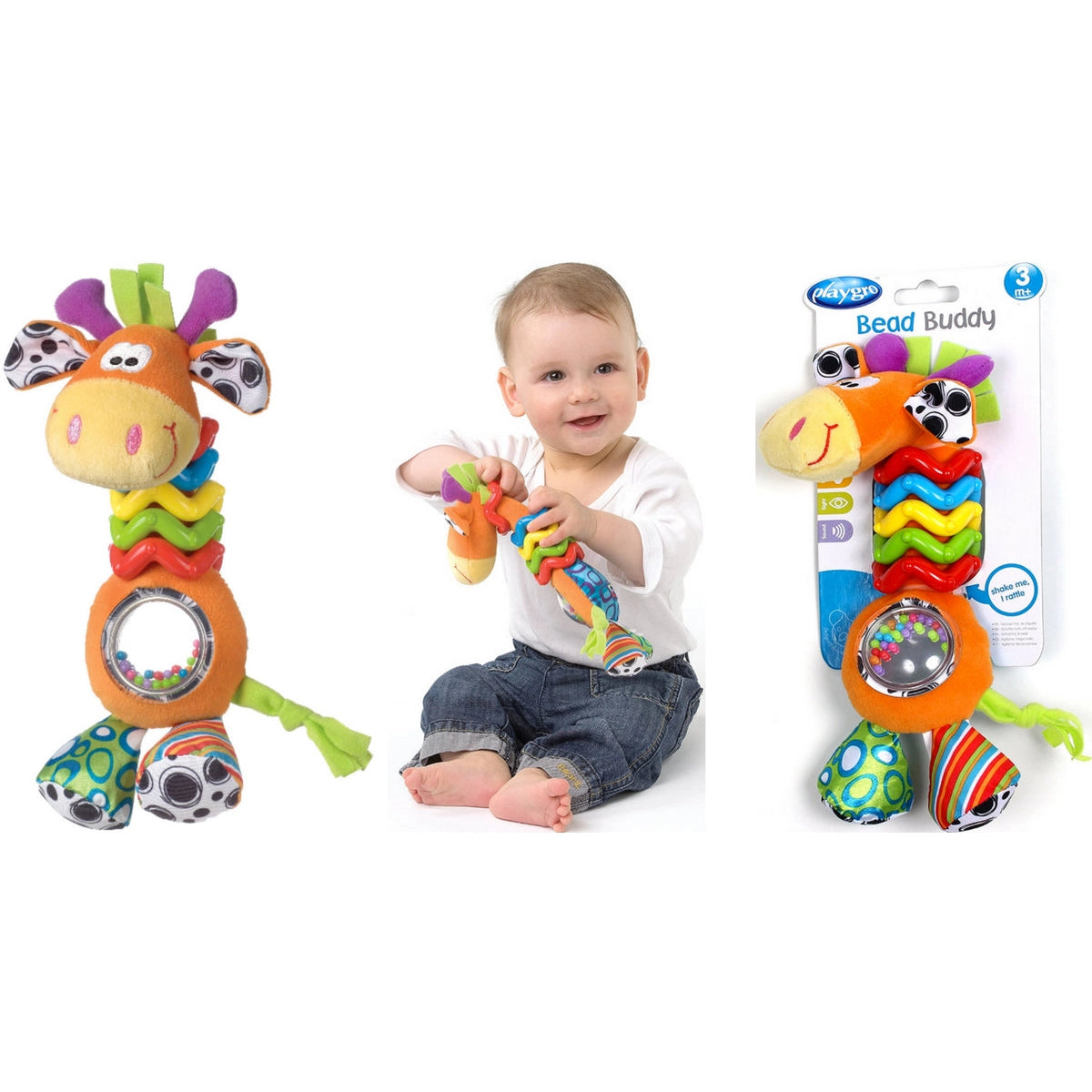 Playgro - Bead Buddy Giraffe-Yarrawonga Fun and Games