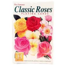 Playing Cards - Classic Roses-Yarrawonga Fun and Games