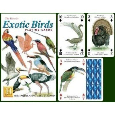 Playing Cards - Exotic Birds-Yarrawonga Fun and Games