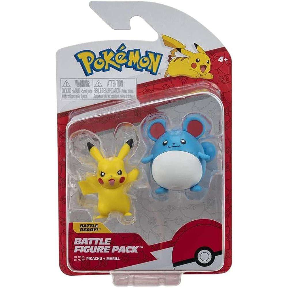 Pokémon Battle Figure Pack - Pikachu + Marill-Yarrawonga Fun and Games