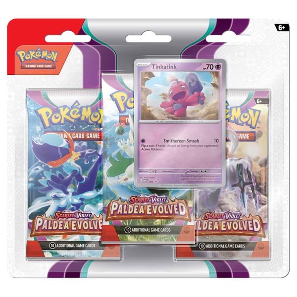 Pokemon Blister 3 Pack - Paldea Evolved-Yarrawonga Fun and Games