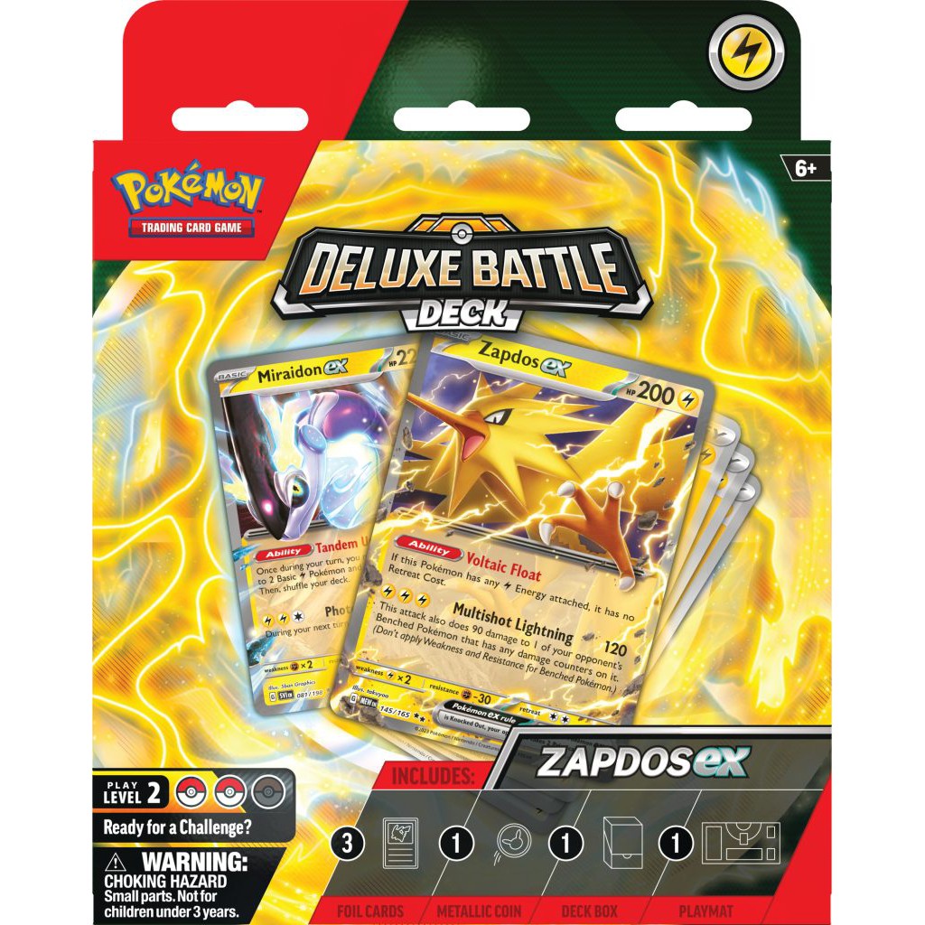 Pokémon - Deluxe Battle Deck-Zapdos-Yarrawonga Fun and Games