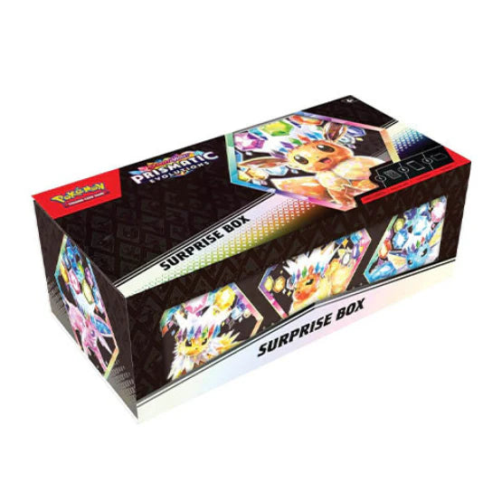 Pokemon Prismatic Evolutions Surprise Box-Yarrawonga Fun and Games