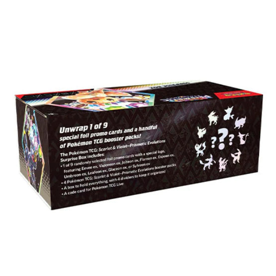 Pokemon Prismatic Evolutions Surprise Box-Yarrawonga Fun and Games