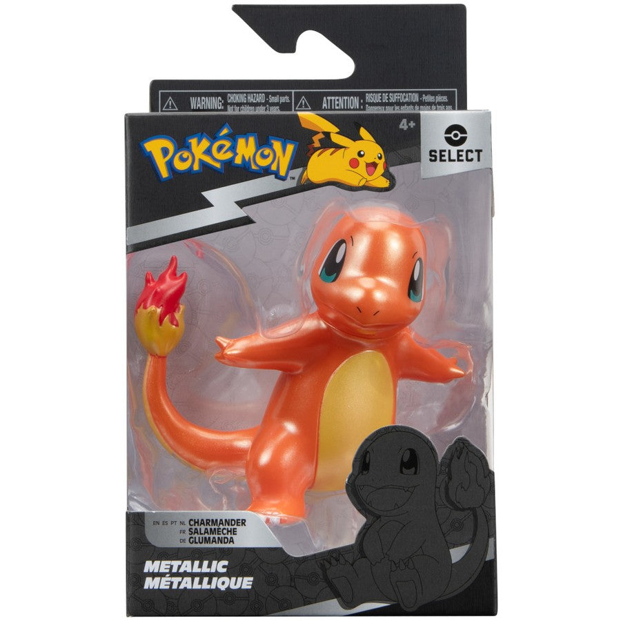 Pokémon Select Battle Figure ( Metallic ) - Charmander-Yarrawonga Fun and Games