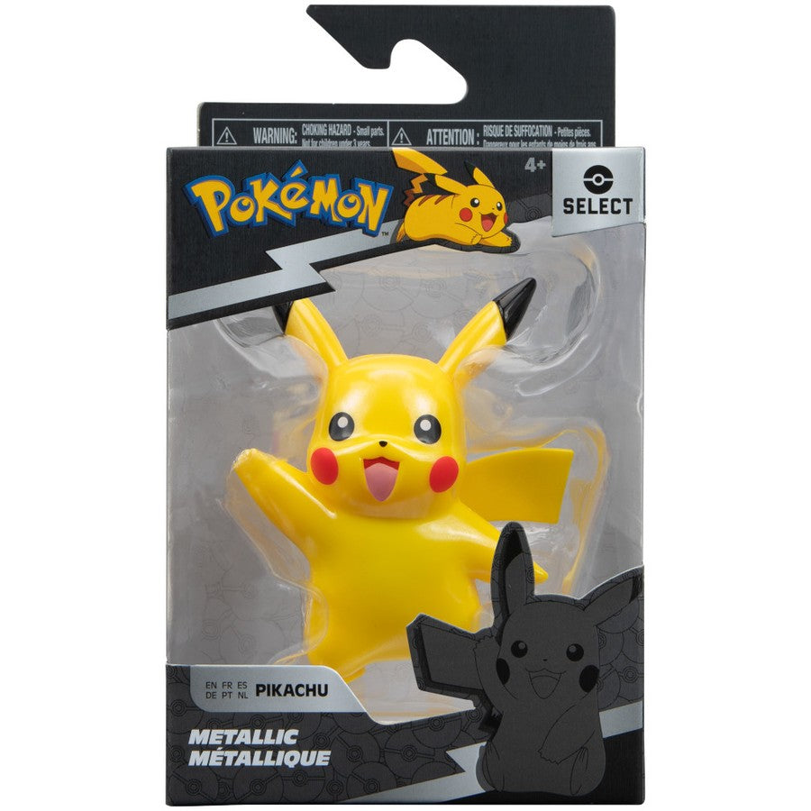 Pokémon Select Battle Figure ( Metallic ) - Pikachu-Yarrawonga Fun and Games