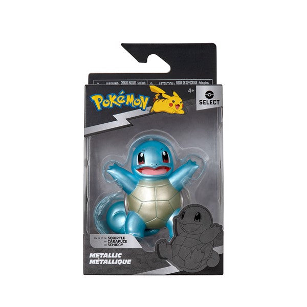 Pokémon Select Battle Figure ( Metallic ) - Squirtle-Yarrawonga Fun and Games