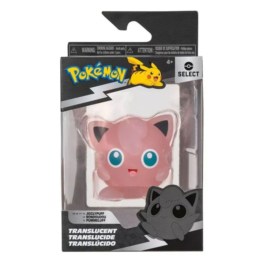 Pokémon Select Battle Figure ( Translucent ) - Jigglypuff-Yarrawonga Fun and Games