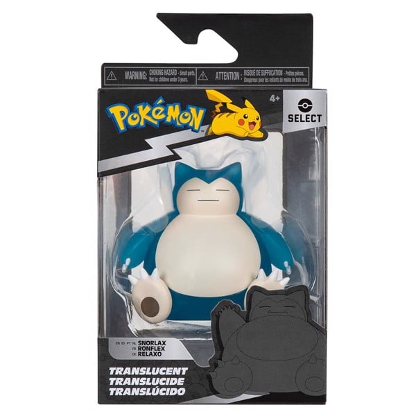 Pokémon Select Battle Figure ( Translucent ) - Snorlax-Yarrawonga Fun and Games