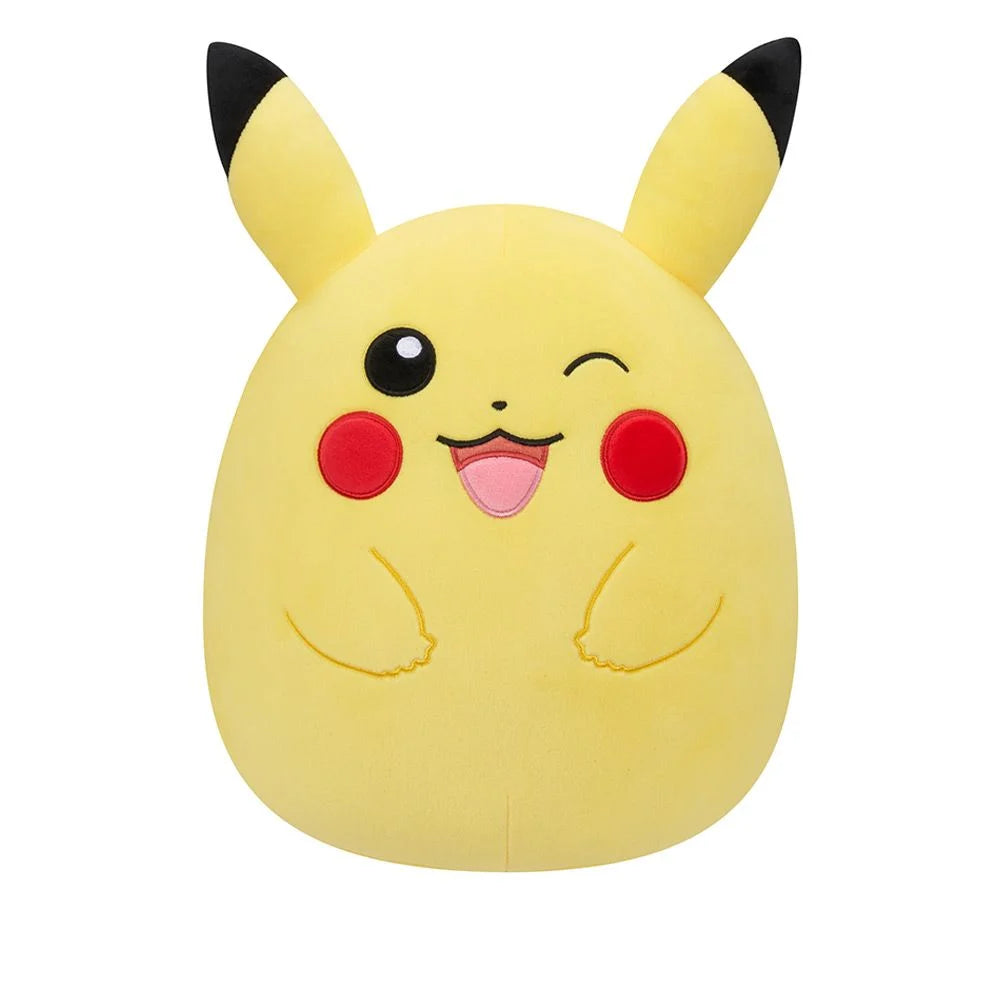 Pokemon Squishmallow - Pikachu Winking- 10 inch-Yarrawonga Fun and Games