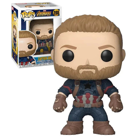 Pop Vinyl - Avengers - Captain America - 288-Yarrawonga Fun and Games