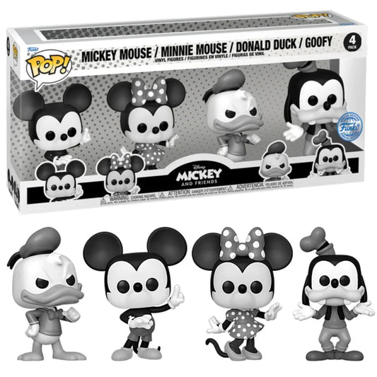 Pop Vinyl - Disney Classic - Black and White - 4 Pack-Yarrawonga Fun and Games