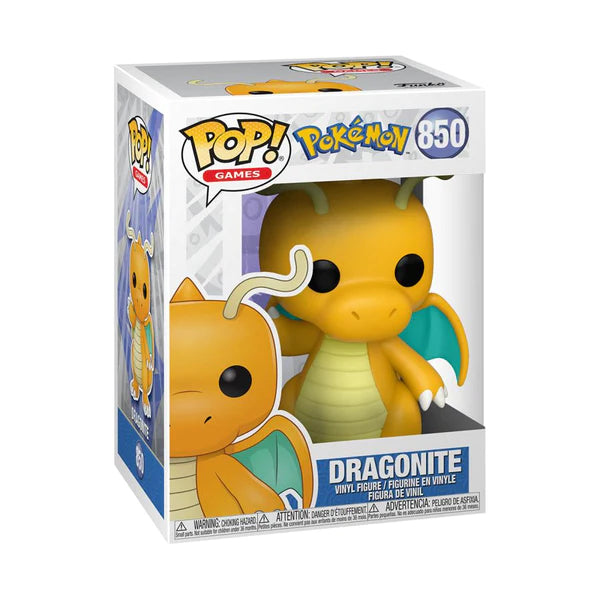 Pop Vinyl - Pokemon - Dragonite - 850-Yarrawonga Fun and Games