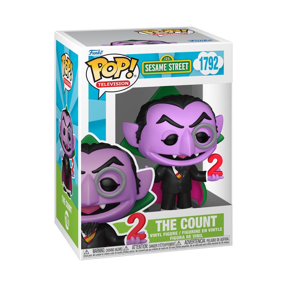 Pop Vinyl - Seasame Street - The Count - 1792-Yarrawonga Fun and Games