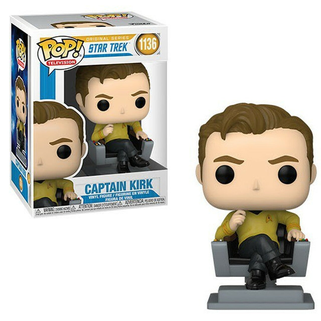 Pop Vinyl - Star Trek - Captain Kirk - 1136-ion2]-Yarrawonga Fun and Games.