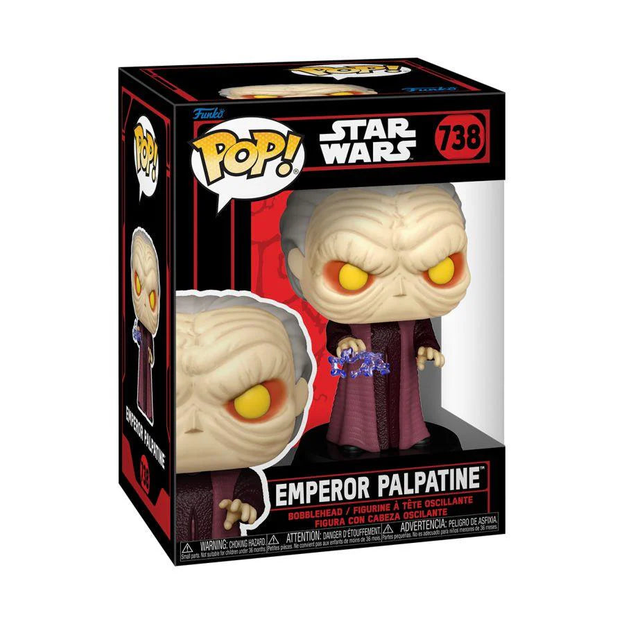 Pop Vinyl - Star Wars - Emperor Palpatine - 738-Yarrawonga Fun and Games