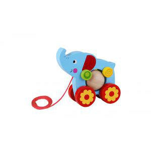 Pull Along Beads Animals - Various-Elephant-Yarrawonga Fun and Games