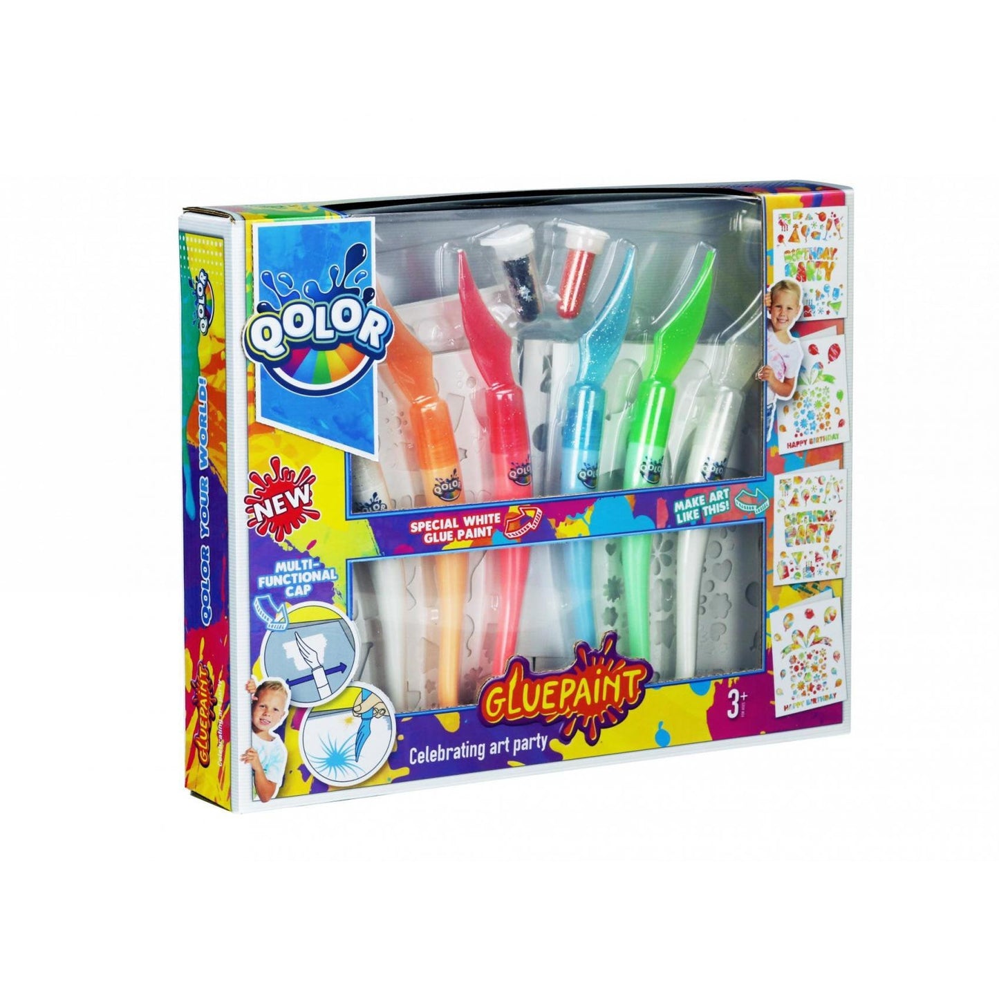 Qolor Glue Paint Set-Yarrawonga Fun and Games