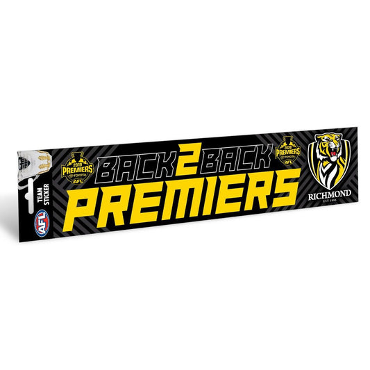 Richmond 2020 Premiership Car Sticker-Yarrawonga Fun and Games