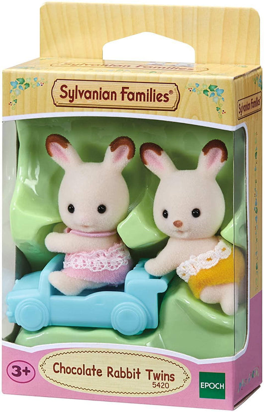 Sylvanian Families - Chocolate Rabbit Twins-Yarrawonga Fun and Games
