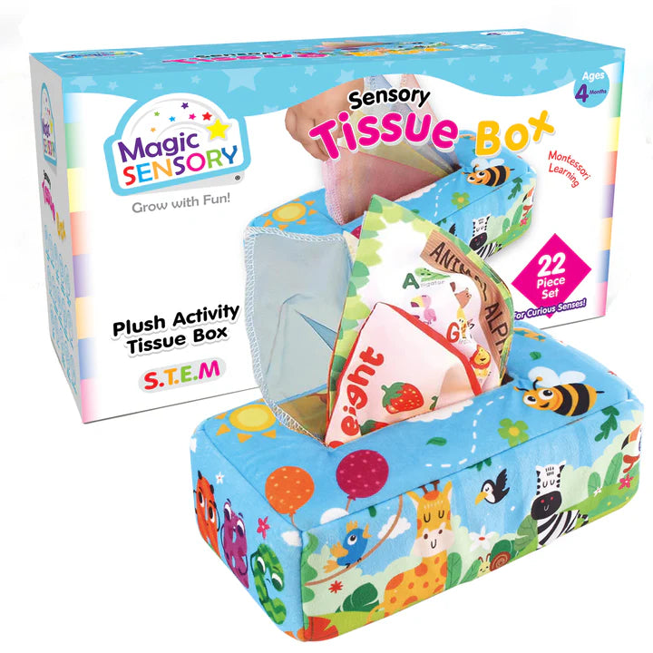 Sensory Tissue Box - 22 Piece Set-Yarrawonga Fun and Games