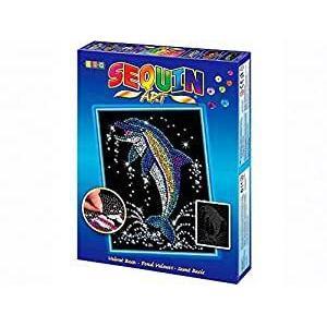 Sequin Art - Dolphin-Yarrawonga Fun and Games