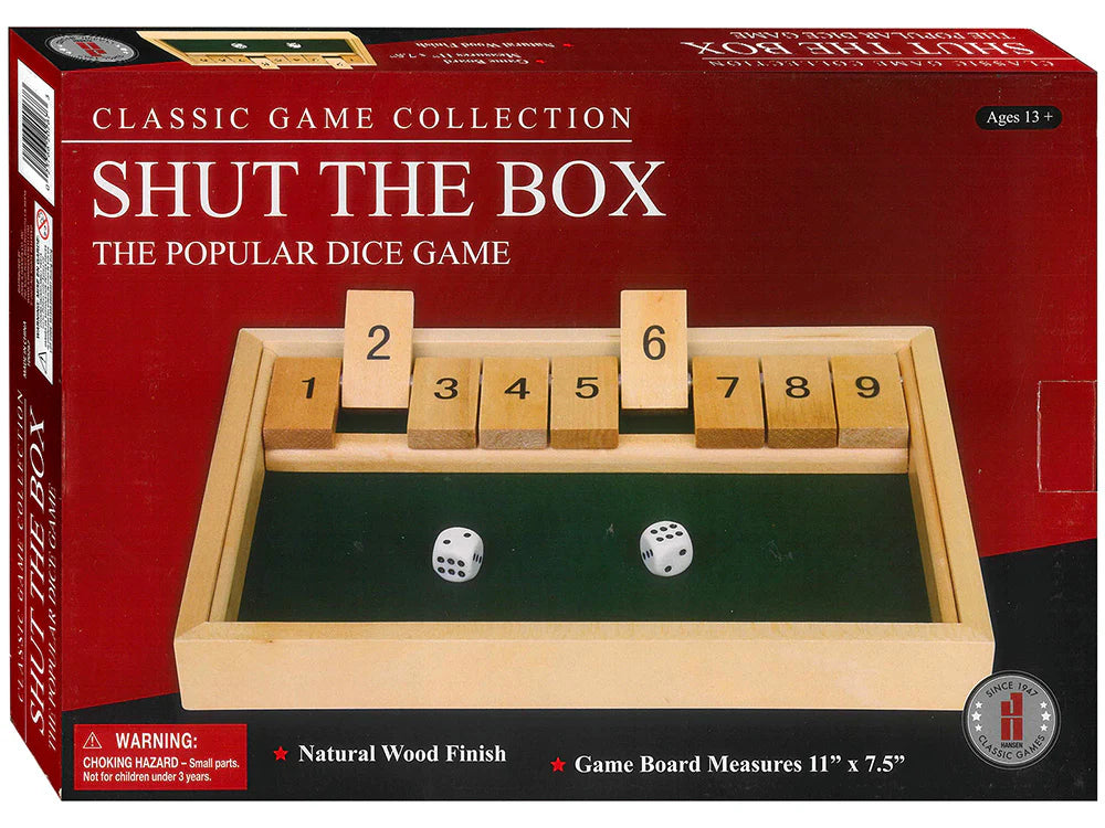 Shut the Box - Game – Yarrawonga Fun and Games. Unique Toys and Games Store