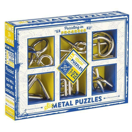 Six Metal Puzzles-Yarrawonga Fun and Games