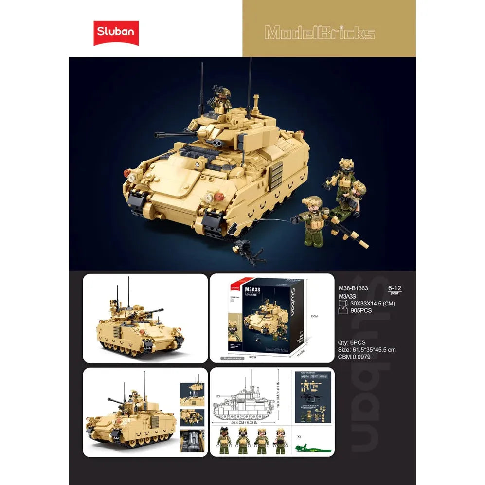 Sluban - Abrams Tank-Yarrawonga Fun and Games