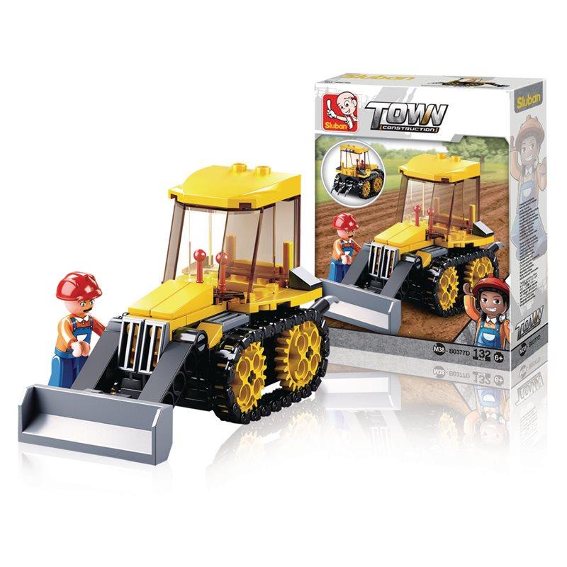 Sluban - Town Construction - Various-Bulldozer-Yarrawonga Fun and Games