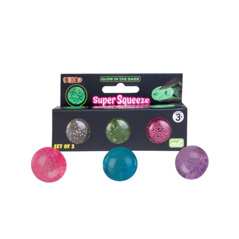 Smoosho's Super Squeeze Mini Balls - Set of 3-Yarrawonga Fun and Games